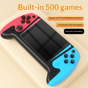 Console de jeu portable rétro 8 bits, écran HD de 3,5 pouces, 500 jeux classiques intégrés, sortie <span class=keywords><strong>AV</strong></span> TV pour deux joueurs, cadeau pour enfants - Product Image 1