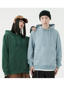 300gsm Heavyweight Terry 100%cotton <b>American</b> Style Lazy Loose Thin Regular Shoulder Pullover <b>Hoodies</b> for Men. - Product Image 2