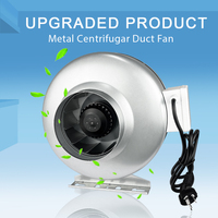 Ventilateur métallique OEM DF-150W2 DCFAIR, faible consommation d'énergie, longue durée de vie, extracteur d'air intelligent AC, ventilateur de conduit industriel, usage domestique