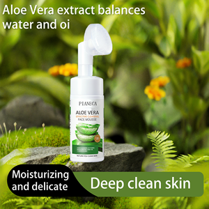 Étiquette personnelle Vente en gros de mousse de lavage végétarienne naturelle à l'aloe Vera douche Moose nettoyant pour le visage hydrater - Product Image 3