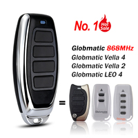 Télécommande de garage/portail Globmatic Vella LEO 2 4 Vella2 Vella4 LEO4, émetteur de commande 868 MHz, ouvre-portail