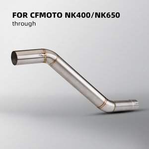 ท่อไอเสียแต่งสำหรับรถมอเตอร์ไซค์ <span class=keywords><strong>CFmoto</strong></span> NK400 NK650 <span class=keywords><strong>NK</strong></span> 400 <span class=keywords><strong>650</strong></span> ท่อเชื่อมต่อกลาง ขนาด 51 มม. แบบสวม ท่อไอเสียสปอร์ตไบค์ - Product Image 6