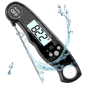 El mejor termómetro grande de carne de lectura instantánea para cocinar al aire libre, barbacoa, cocina, resistente al agua, ultrarrápido, Digital, comida, agua, leche, horno - Product Image 1