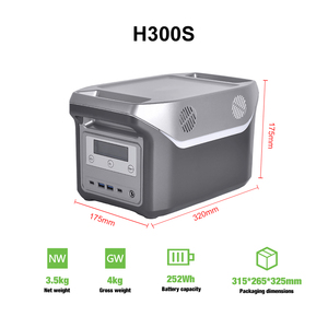 Special Offer OEM/ODM Rechargeable Portable Power Station 300Watt Home Emergency <b>Solar</b> <b>Generator</b> Pure Sine Wave USB Cigar - Product Image 3