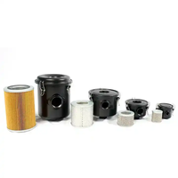 Filtre à air Wordfik F006-1 3 pouces pour souffleur d'air haute pression / Filtre à air pour pompe à vide, pièces de rechange