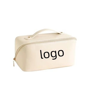 Factory Custom <b>Travel</b> Cosmetic <b>Bags</b> PU Leather Portable Makeup <b>Bag</b> <b>Toiletry</b> Pouch Skincare <b>Bag</b> for Washing Beauty - Product Image 1