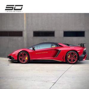 Kit de carrosserie en carbone sec de style SV diffuseur de pare-chocs arrière pour <span class=keywords><strong>Lamborghini</strong></span> Aventador LP700 LP720 LP750 - Product Image 6