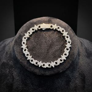 Bracelet cubain KIVORA en argent sterling 925 plaqué rhodium, serti de diamants Moissanite certifiés GRA, style Hip Hop personnalisé - Product Image 2