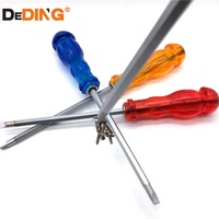 Tournevis interchangeable de qualité supérieure, construction robuste, plusieurs options de couleurs de manche pour les charpentiers et les artisans