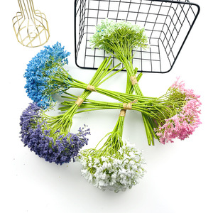 Bouquets de fleurs artificielles en soie faits à la main, 35 cm, pour décoration de mariage, accessoires de photographie à domicile - Product Image 2