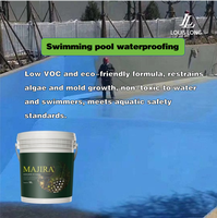 Peinture acrylique bleue en spray imperméable pour piscines et bassins à poissons, liquide non toxique pour surfaces aquatiques, réservoirs d'eau et sols plats