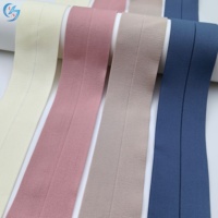 Bande élastique en nylon tissé coloré et souple, élastique plié de 6 cm de large, sangles pliées pour accessoires de couture de vêtements