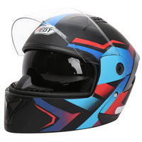 Nouveau produit Double lentille scooter approuvé DOT casque de moto unisexe casque moto ABS EPS casque fabricant de fibre de carbone