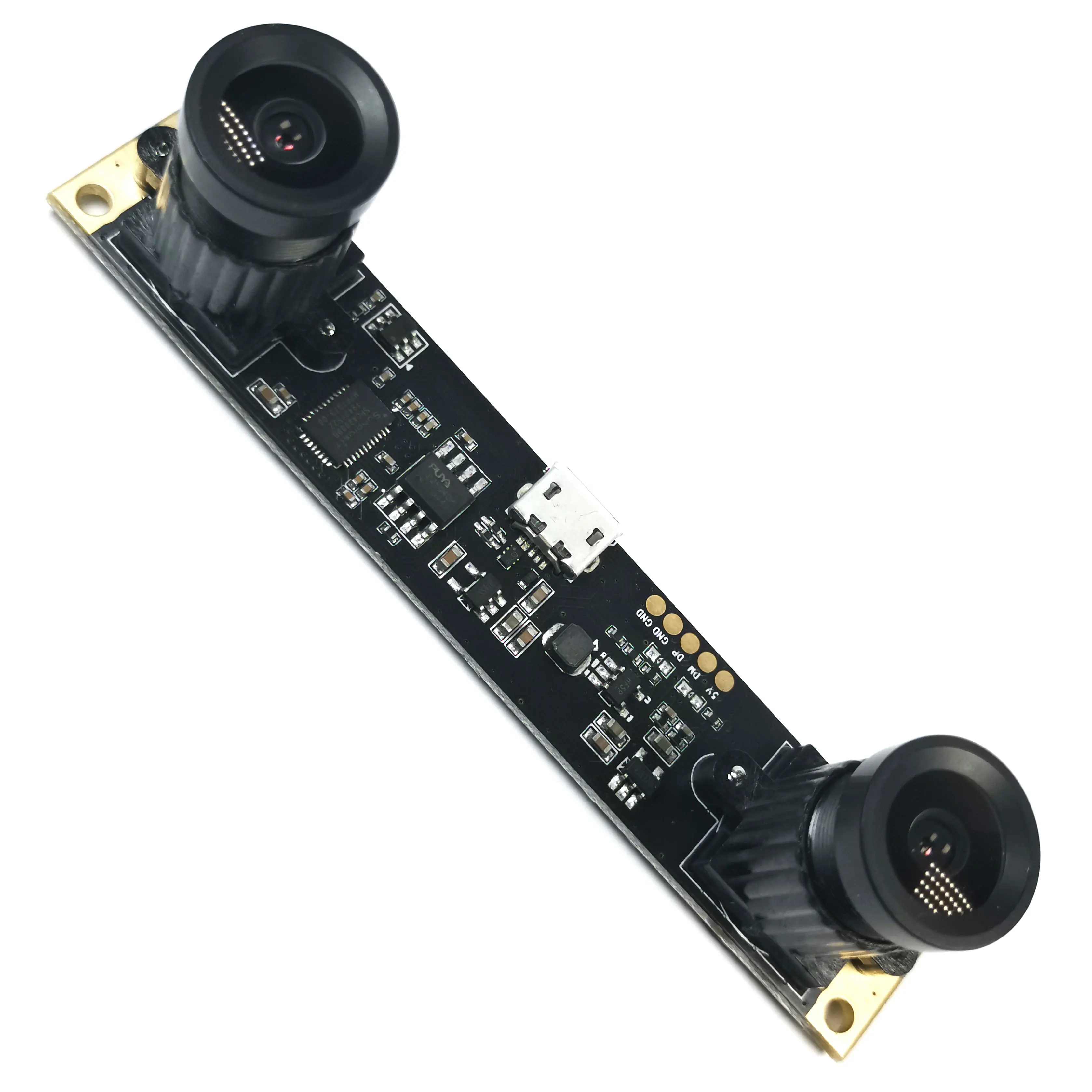 Usb Camera Module HD 720P Dual Lens USB Camera Module Synchronous USB Camera Module FF MF With Micro USB Interface