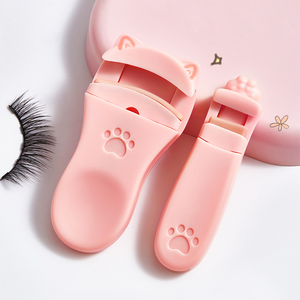 Rizador de Pestañas Segmentado con Forma de Pata de Gato, Aplicador de Pestañas Parciales de Ángulo Amplio con Mini Pinzas - Product Image 1