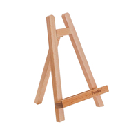 Chevalet de table réglable en bois Foska, mini support pour cadre photo, affichage d'art, peinture, support de calendrier, support de bureau artisanal
