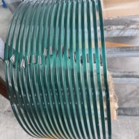 Verre trempé de sécurité pour clôture de bâtiment, décoration extérieure, avec certificats CE, transparent, coloré, taille personnalisée