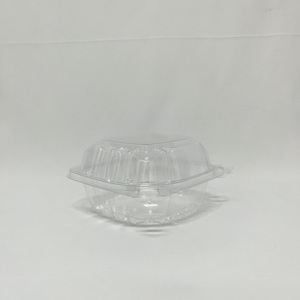 Kích thước lớn trái cây lưu trữ bánh hamburger hộp nhựa lấy đi dùng một lần hộp đựng thức ăn hamburger hộp - Product Image 3