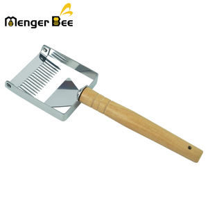 Herramientas de apicultura de 17 agujas al por mayor, cuchillo de madera para destapar peine de miel, raspador de cera para destapar con mango de madera - Product Image 2