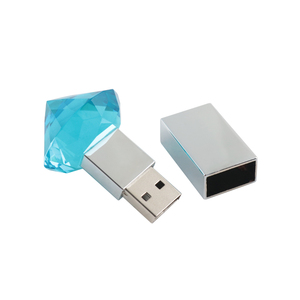 8GB đồ trang sức kim cương pha lê USB Flash Drive 128GB Sapphire đám cưới dữ liệu <span class=keywords><strong>Stick</strong></span> Pen Drive <span class=keywords><strong>Memory</strong></span> <span class=keywords><strong>Stick</strong></span> cho cô gái - Product Image 1