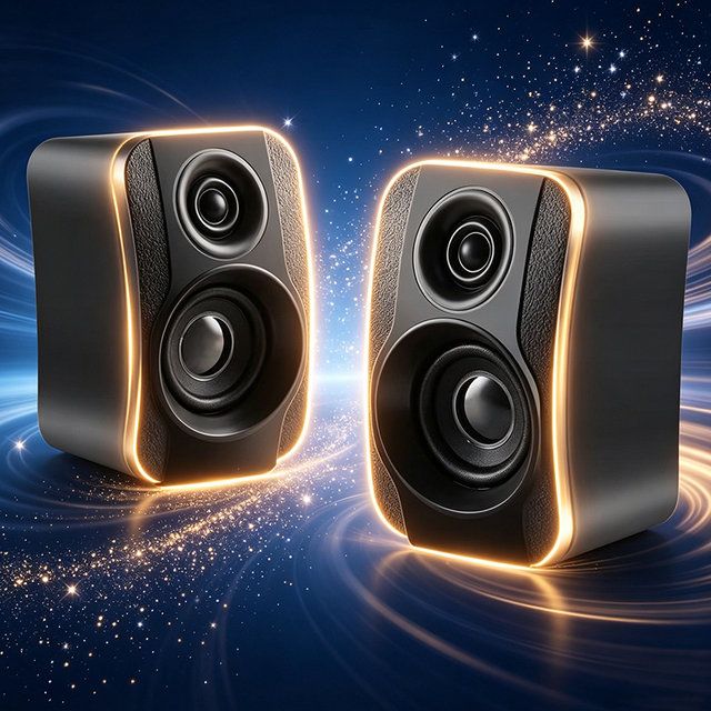 M36 Wired Computer Audio Desktop Computer Laptop Home Gaming Small Speaker High Fidelity Stereo RGB Lighting USB Power Supply