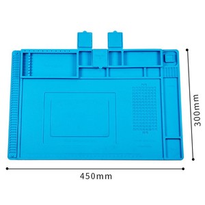Te-603 Silicone Repair Pad 450x300mm Magnetic Antistatic Workbench For Mobile Phone Repair Welding - Product Image 5
