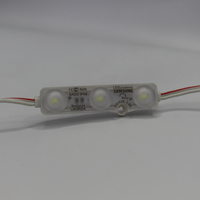 Vente directe d'usine Module de moulage par injection LED Lentille ultrasonique 6616mm Publicité Logo personnalisé IP66 1.5W DC 12V SMD Alimentation