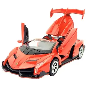 1:28コンバーチブルスポーツカー合金車モデルシミュレーション金属車モデル装飾品音と光プルバックおもちゃ