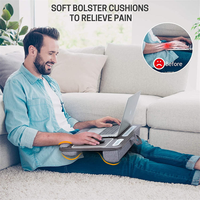Meja Lipat Untuk Pangkuan Dengan Alas Mouse Dan Slot Ponsel. Meja Lipat Untuk Digunakan Di Sofa, Kursi, Atau Lantai