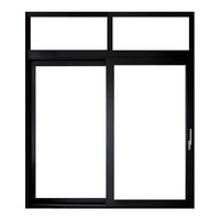 Puertas y Ventanas Personalizadas al por Mayor de Fábrica, Ventana Corredera de Aluminio con Vidrio Templado