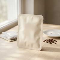Sachet Doypack Personnalisé Thermoscellable à Fond Plat avec Fermeture Éclair pour Sachet de Café, Sachet de Thé, Qualité Alimentaire, OEM Disponible