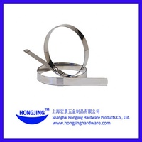 Collier de serrage préformé en acier inoxydable poli 201 ou en acier galvanisé Hongjing Hardware, différents types de poinçons de centrage