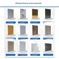 Panneaux muraux et de plafond en aluminium nid d'abeille SPC modernes personnalisés, panneaux insonorisants et isolants thermiques grand format pour usage domestique