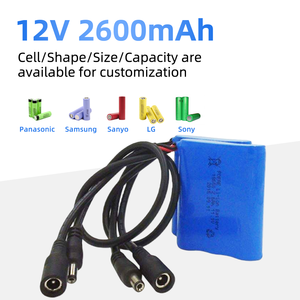 리튬 배터리 제조업체 18650 2600mah <span class=keywords><strong>12v</strong></span> 분무기 용 경량 배터리 팩 - Product Image 3