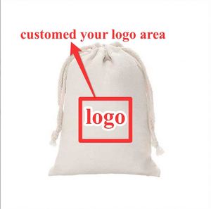 Custom Packing Eco-Friendly <b>Fabric</b> Pouch Small Drawstring <b>Bag</b> with Custom Logo Cotton Muslin Organic Tea <b>Bags</b> - Product Image 2