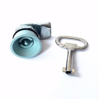 Serrure à came étanche en alliage de zinc MS702 pour portes en verre, boîtes aux lettres, panneaux, armoires et classeurs - Grade 2 ANSI, 2 clés