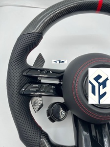 พวงมาลัยคาร์บอนไฟเบอร์สำหรับอัพเกรดรถเมอร์เซเดสเบนซ์ A-MG W117 W220 Bra-bus <span class=keywords><strong>W140</strong></span> S550 W217 CLS W257 - Product Image 2