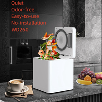 Machine à compost électrique intelligente pour la maison de 2,5 L, transforme les déchets alimentaires en engrais organique, composteur de cuisine en acier inoxydable