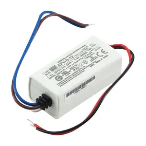 يعني حسنا APV-8-12 كامل نطاق الإدخال 5V 12V 24V الجهد المستمر Led قطاع السائقين ل Led لمبة