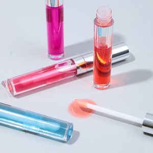 Baume à lèvres hydratant brillant en gros avec étiquette privée personnalisée 2026, huile à lèvres colorée hydratante effet miroir - Product Image 3