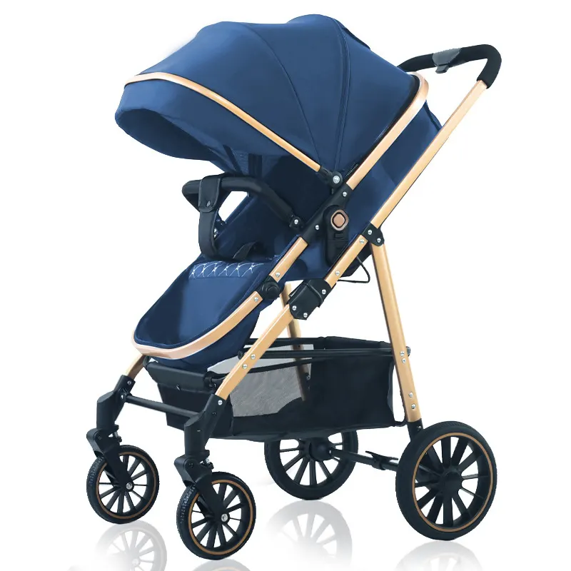 2023 החדש זול מחיר זול התינוק עגלה עגלה 3 ב 1 עגלת תינוק רב תכליתי עם סל נשיאה