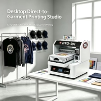 Nouvelle imprimante DTG à circulation d'encre blanche stable pour tissus foncés/feuilles de vinyle, idéale pour les commandes de t-shirts personnalisés multicolores