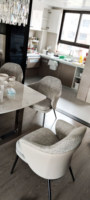 Chaises de salle à manger de style américain pour restaurant occidental, chaises de table à manger de style italien de luxe léger haut de gamme, fauteuil de bureau design