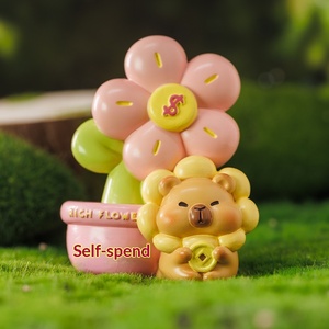 Adorables Adornos de Resina de Maternidad Animal, Cerdito, Sin Preocupaciones, para Escritorio, Muñeco Creativo y Moderno, Juguete de Regalo, Absurdo, Escala 1/12, Things Woo - Product Image 1