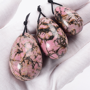 Uova di Yoni in Corniola Rossa per il Rafforzamento Vaginale, Uova di Agata per Esercizi di Kegel, Pietra di Giada - Product Image 2