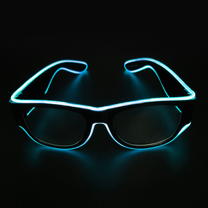 Lunettes LED rechargeables par USB, multicolores, à lentilles fumées clignotantes, pour fêtes, remises de diplômes, Saint-Valentin, Ramadan, Thanksgiving, cadeaux - Product Image 2