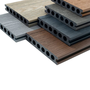 Tarima de Exterior de WPC Compuesto Coextruido, Resistente a la Humedad y Antideslizante, Impermeable por un Solo Lado, para Terrazas - Product Image 2