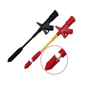 Sonde de test de perçage professionnelle de 4 mm, 10 A, entièrement isolée, en tissu nylon, avec connecteur banane, pince de test - Product Image 4