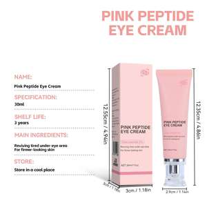 Crema Contorno de Ojos con 5% de Niacinamida y Péptidos Rosados, 30 ml, Marca Privada OEM, Reduce Ojeras y Arrugas, Vegano - Product Image 2