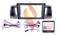 Simple suave Canbus caja Toyota Audio marco ajuste coche salpicadero marco para 2007-2013 Toyota Corolla 9 pulgadas